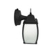 Maxlite 96974 Outdoor Fixture 12W LED LSD Ranch Lantern 2700K Black Finishes 80 CRI Etched Glass (ML4LS12SRLBK827)