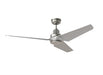 Generation Lighting Ruhlmann 52 Inch LED Ceiling Fan Brushed Steel Finish (3RULSM52BSD)