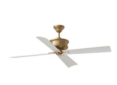 Generation Lighting Subway 56 Inch Ceiling Fan Hand Rubbed Antique Brass Finish (4SBWR56HAB)