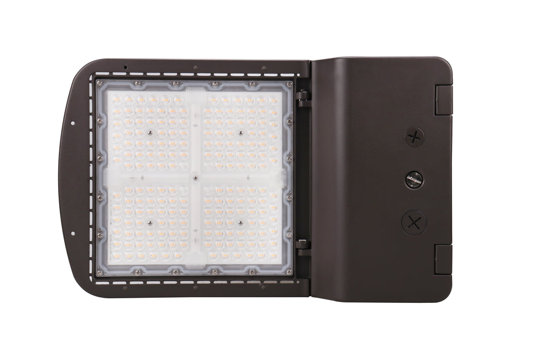EIKO AAL1-PS150-FCCTT3-V LED AAL1 Area Light Powerset 150W/130W/100W CCT Selectable 3000K/4000K/5000K Type 3 Lens 277-480V Dimming Bronze (14681)
