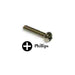 Metallics 10-24 X 1 Round Head Phillips Machine Screw Stainless Steel 18-8-100 Per Jar (JSRM23P)