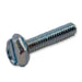 Metallics 1/4-20 X 3/4 Inch Hex Head Slotted Machine Screw Steel Zinc-1000 Per Jar (JHHMS89M)