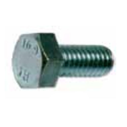 Metallics M6 1.0 X 10mm Metric Hex Tap Bolt 10.9 Din 933 Steel Zinc-100 Per Jar (JMHTB6101)