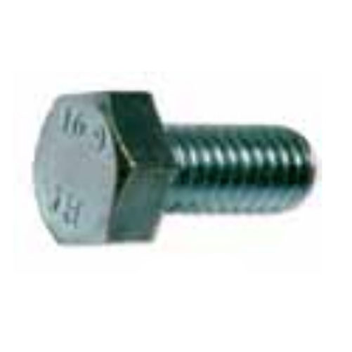 Metallics M8 1.25 X 10mm Metric Hex Tap Bolt 10.9 Din 933 Steel Zinc-100 Per Jar (JMHTB8101)
