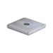 Metallics Stainless Steel Square Channel Washer For 1/4 Inch Bolt-50 Per Jar (MSCW14SS)