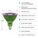 Feit Electric 30W PAR38 Selectable Spectrum LED Grow Light 3500K (PAR38ADJGRW/LED/HDRP)