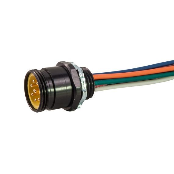 Remke 104P0010N1 Mini-Link Receptacle Male 4-Pole 1 Foot — Lighting Supply