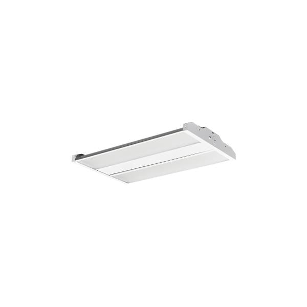 Trace-Lite Mini Linear LED High Bay Small Power/Color Switchable 100W/115W/135W 4000K/5000K Diffused Lens 120-277VAC 0-10V Driver White (MQHB-S-135-D-VS-CP)