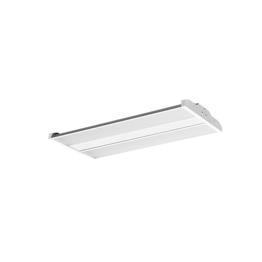 Trace-Lite Mini Linear LED High Bay Medium Power/Color Switchable 155W/185W/200W 4000K/5000K Diffused Lens 120-277VAC 0-10V Dimming Driver 15W Battery Backup White (MQHB-M-200-D-VS-CP-BB1)