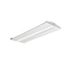 Trace-Lite Mini Linear LED High Bay Large 270W Diffused Lens 120-277VAC 0-10V Dimming Driver/12V Auxiliary Output 5000K 24W Battery Backup White 15 Foot Line Cord (MQHB-L-270-D-VS-5K-BB2-LC15)