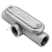 Southwire TOPAZ 2-1/2 Inch Mogul Conduit Body T Type With Cover And Gasket Malleable Hot Dip Galvanized (MT7CGHDG)