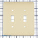 Mulberry Metal 2-Gang Wrinkle Ivory-PRL Switch (79072)