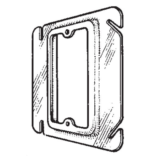 Mulberry Metal 4 Inch 1-Gang Switch Cover 1/2 Inch (11226)