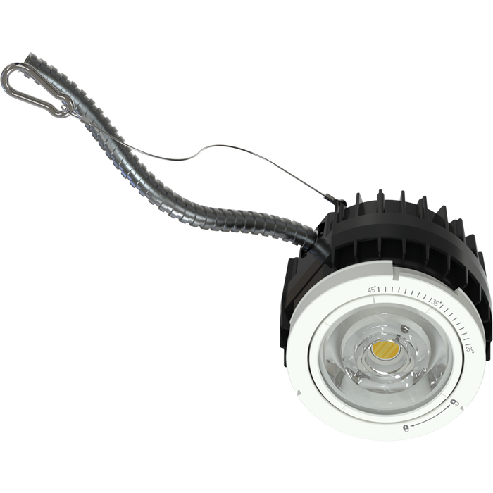 RAB 6 Inch Modular Downlight Kit Wattage/CCT Selectable 30W/24W/18W 2700K/3000K/3500K/4000K/5000K Adjustable Beam Angle 120-277V Dimmable [Light Engine Only-No Trim] (ND22-30)