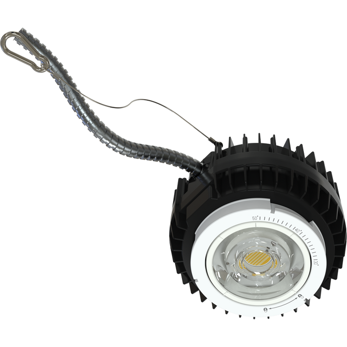 RAB 8 Inch Modular Downlight Kit Wattage/CCT Selectable 50W/40W/30W 2700K/3000K/3500K/4000K/5000K Adjustable Beam Angle 120-277V Dimmable [Light Engine Only-No Trim] (ND22-50)