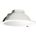 RAB ND22 10 Inch Round Trim White Cone White Flange (ND22T-10RW)