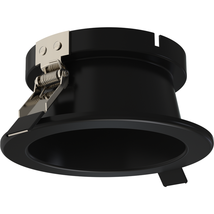 RAB ND22 4 Inch Round Trim Black Cone Black Flange (ND22T-4HRB)