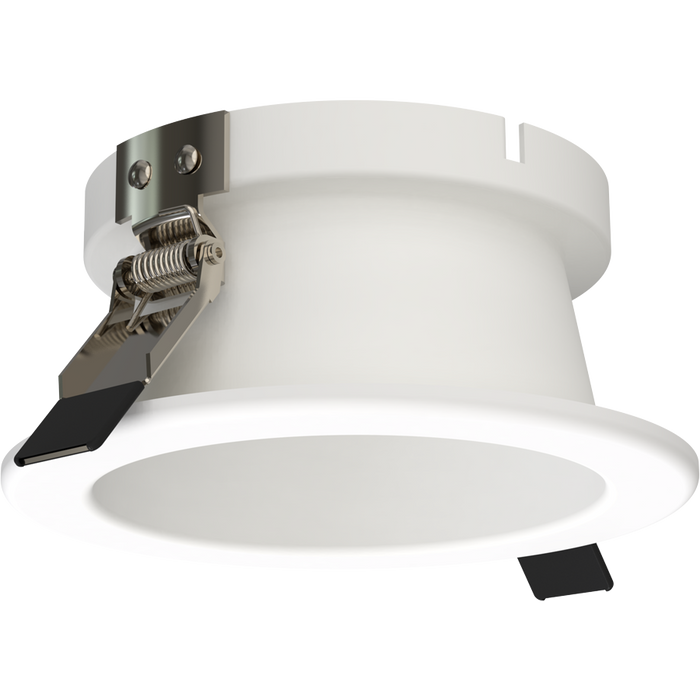 RAB ND22 4 Inch Round Trim White Cone White Flange (ND22T-4HRW)