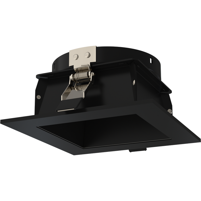 RAB ND22 4 Inch Square Trim Black Cone Black Flange (ND22T-4HSB)