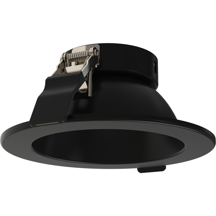 RAB ND22 4 Inch Round Trim Black Cone Black Flange (ND22T-4RB)