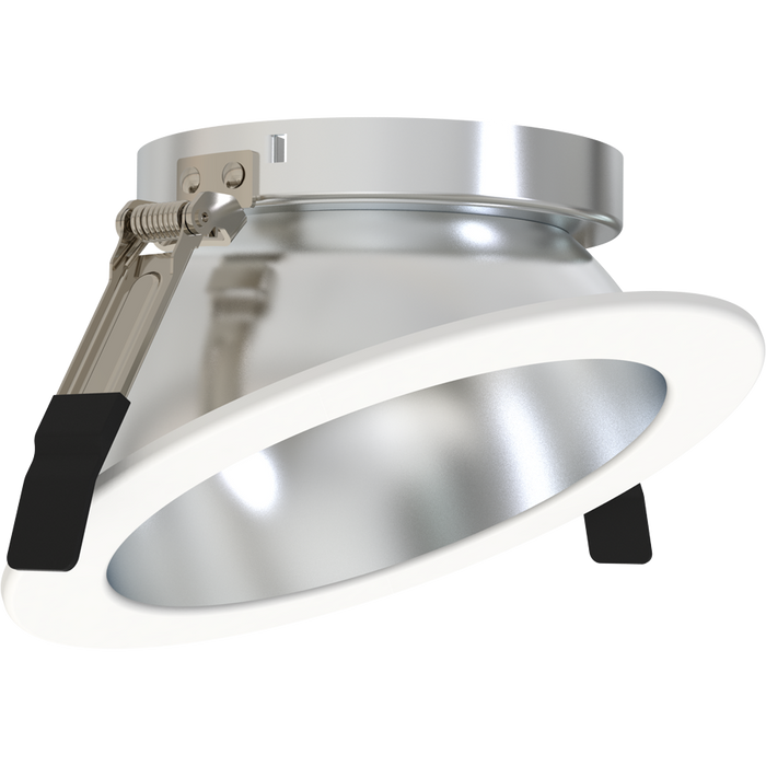RAB ND22 6 Inch Wall Wash Trim Haze Cone White Flange (ND22T-6HRHW-WW)