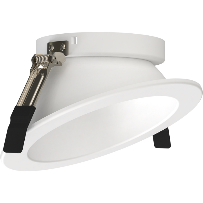 RAB ND22 6 Inch Wall Wash Trim White Cone White Flange (ND22T-6HRW-WW)