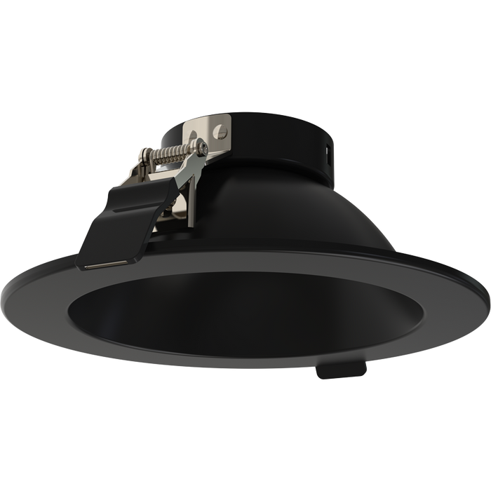 RAB ND22 6 Inch Round Trim Black Cone Black Flange (ND22T-6RB)