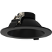 RAB ND22 6 Inch Round Trim Black Cone Black Flange (ND22T-6RB)