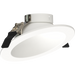 RAB ND22 6 Inch Wall Wash Trim White Cone White Flange (ND22T-6RW-WW)