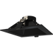 RAB ND22 6 Inch Square Trim Black Cone Black Flange (ND22T-6SB)
