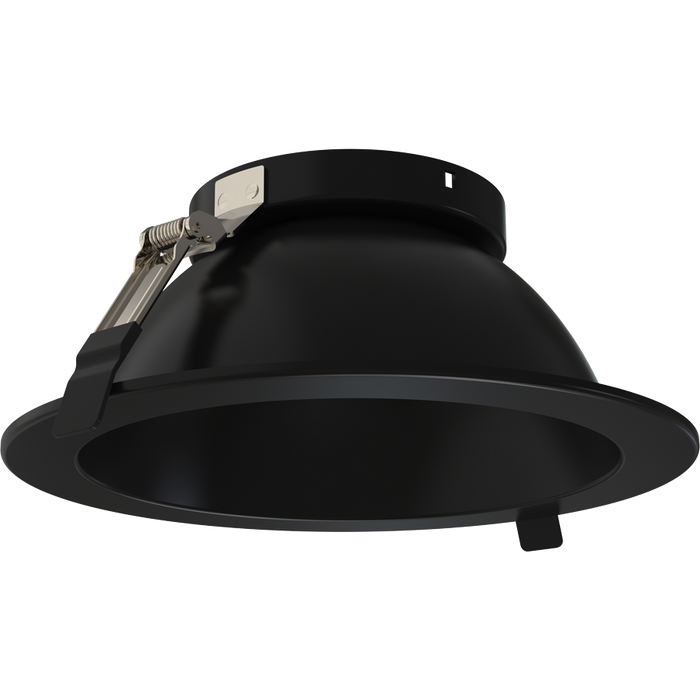 RAB ND22 8 Inch Round Trim Black Cone Black Flange (ND22T-8RB)