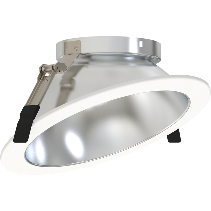 RAB ND22 8 Inch Wall Wash Trim Haze Cone White Flange (ND22T-8RHW-WW)