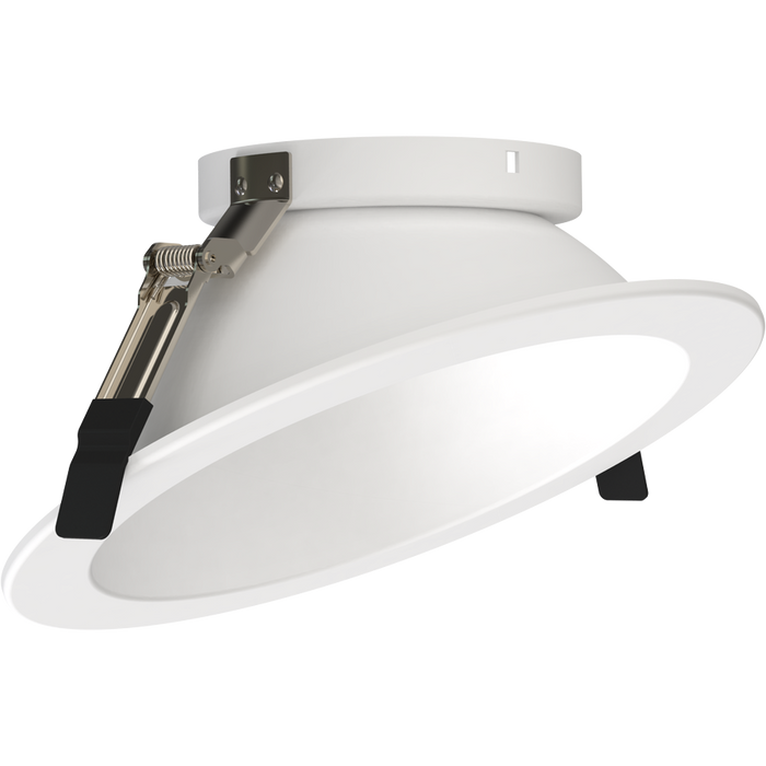 RAB ND22 8 Inch Wall Wash Trim White Cone White Flange (ND22T-8RW-WW)