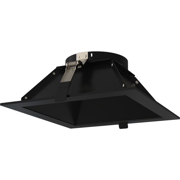 RAB ND22 8 Inch Square Trim Black Cone Black Flange (ND22T-8SB)