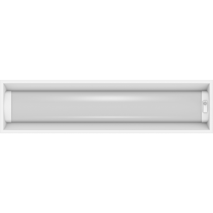 RAB SWISH 1X4 LED Air-Return Troffer Wattage/CCT Selectable 35W/26W/18W 3500K/4000K/5000K 120-277V 0-10V Dimming White PIR Sensor (SWISH1X4/PIR)