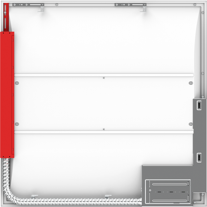 RAB SWISH 2X2 LED Air-Return Troffer Wattage/CCT Selectable 35W/26W/18W 3500K/4000K/5000K 120-277V 0-10V Dimming Motion Occupancy Sensor Battery Backup (SWISH2X2/MVS/E)