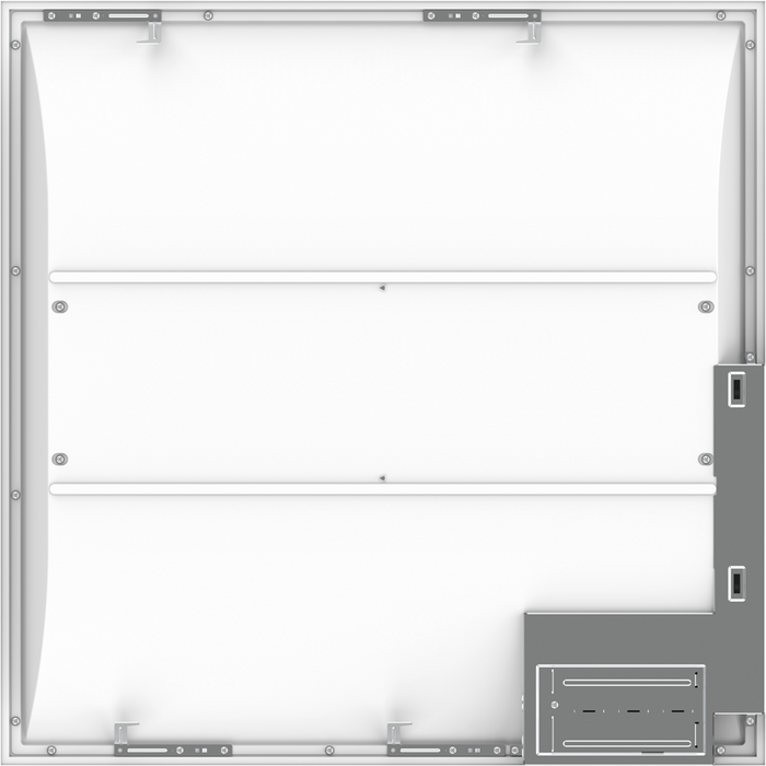 RAB SWISH 2X2 LED Air-Return Troffer Wattage/CCT Selectable 35W/26W/18W 3500K/4000K/5000K 120-277V White (SWISH2X2)