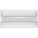 RAB SWISH 2X4 LED Air-Return Troffer Wattage/CCT Selectable 44W/35W/26W 3500K/4000K/5000K 120-277V 0-10V Dimming White PIR Sensor (SWISH2X4/PIR)