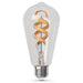 Feit Electric [60W Equivalent] ST21 E26 Base Dimmable Color Changing Spiral Filament Vintage Decorative Smart Wi-Fi LED Light Bulb (ST2160/RGBW/FIL/AG)