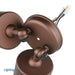 NICOR 150W Bronze Double Cylinder Adjustable Security Floodlight (11728)