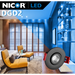 NICOR 2 Inch LED Gimbal Recessed Downlight Black 2700K (DGD211202KRDBK)