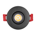 NICOR 2 Inch LED Gimbal Recessed Downlight Black 3000K (DGD211203KRDBK)