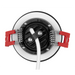 NICOR 2 Inch LED Gimbal Recessed Downlight Black 4000K (DGD211204KRDBK)