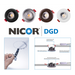 NICOR 2 Inch LED Gimbal Recessed Downlight Nickel 4000K (DGD211204KRDNK)