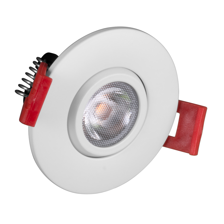 NICOR DGD211205KRDWH 2 Inch LED Gimbal Recessed Downlight White 5000K ...