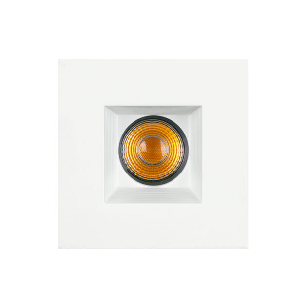 NICOR 2 Inch Square LED Recessed Downlight With Baffle White 5000K (DQD211205KWHBF)