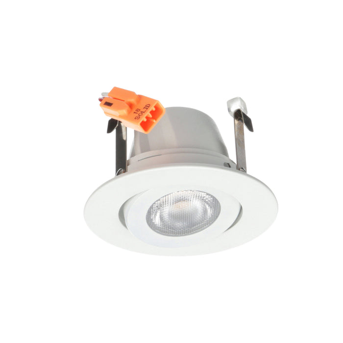 NICOR DLG2 Series 2 Inch LED Gimbal Downlight White 2700K (DLG2-10-120-2K-WH)