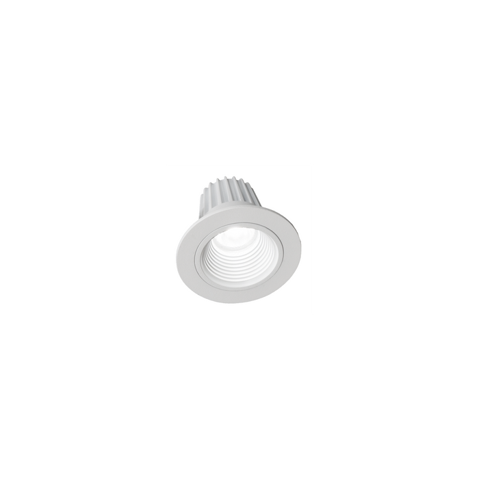 NICOR DLR2 Series 2 Inch Retrofit LED Downlight With Baffle Trim White 2700K (DLR2-10-120-2K-WH-BF)