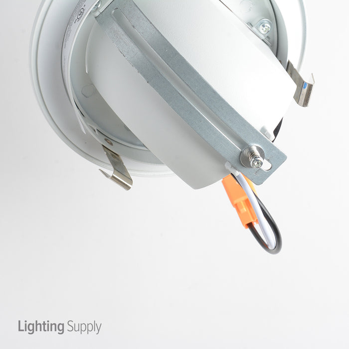 NICOR DLR4-R Series 4 Inch White LED Recessed Retrofit Adjustable Retractable Downlight 2700K (DLR4-R-10-120-2K-WH)