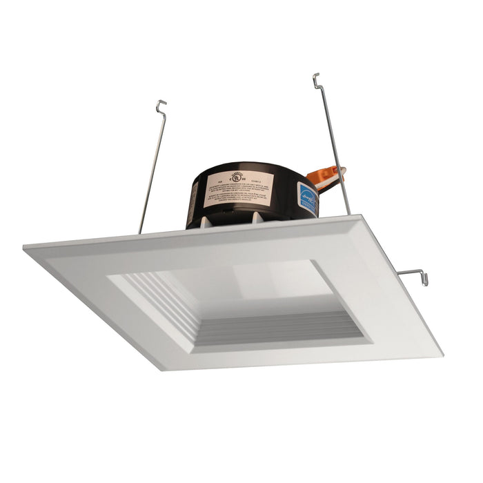 NICOR DQR Series 5 Inch White Square LED Recessed Downlight 2700K (DQR5-10-120-2K-WH-BF)